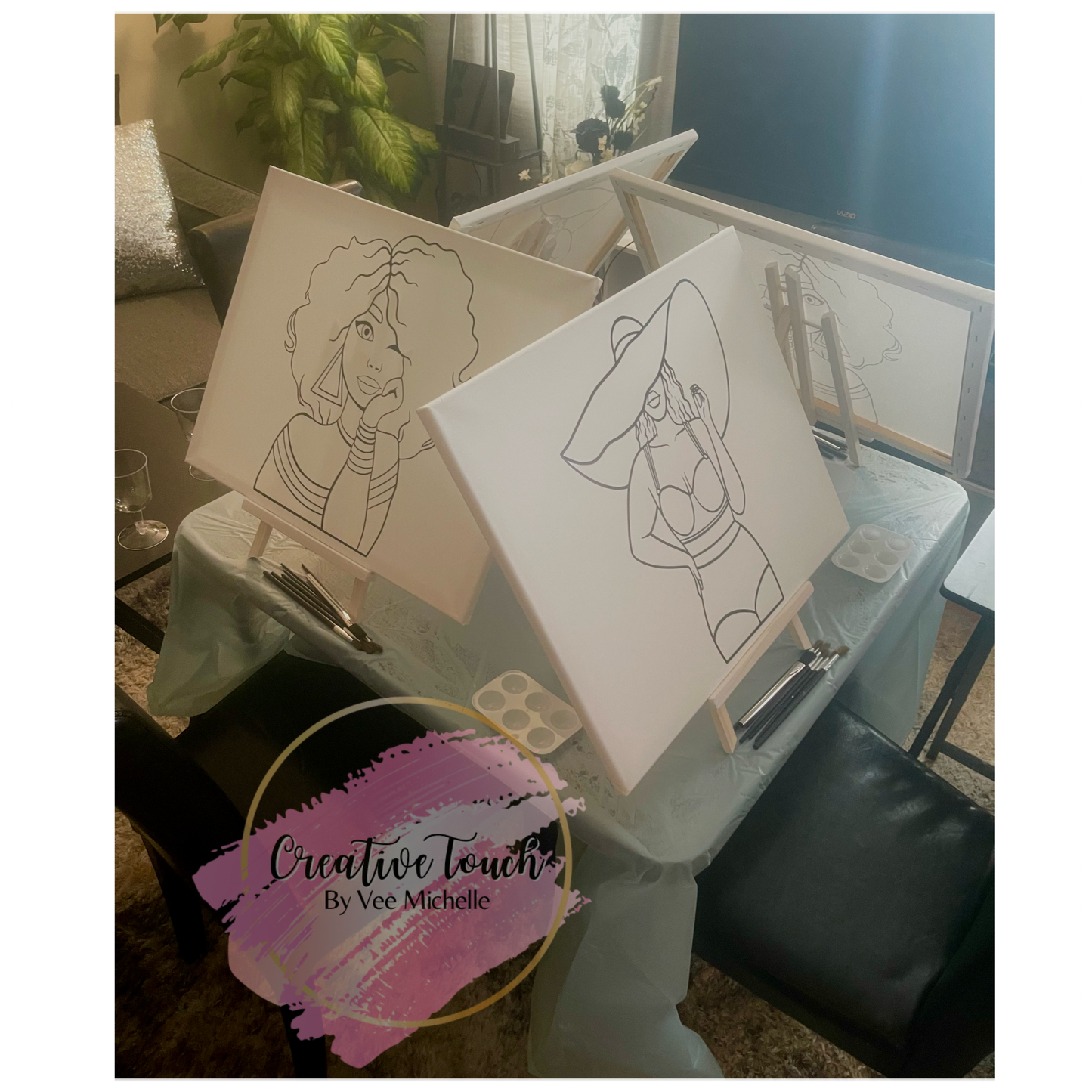 Paint Party Canvases