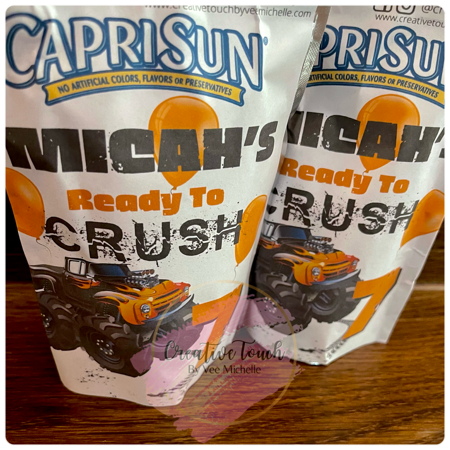 Custom Capri Sun Labels