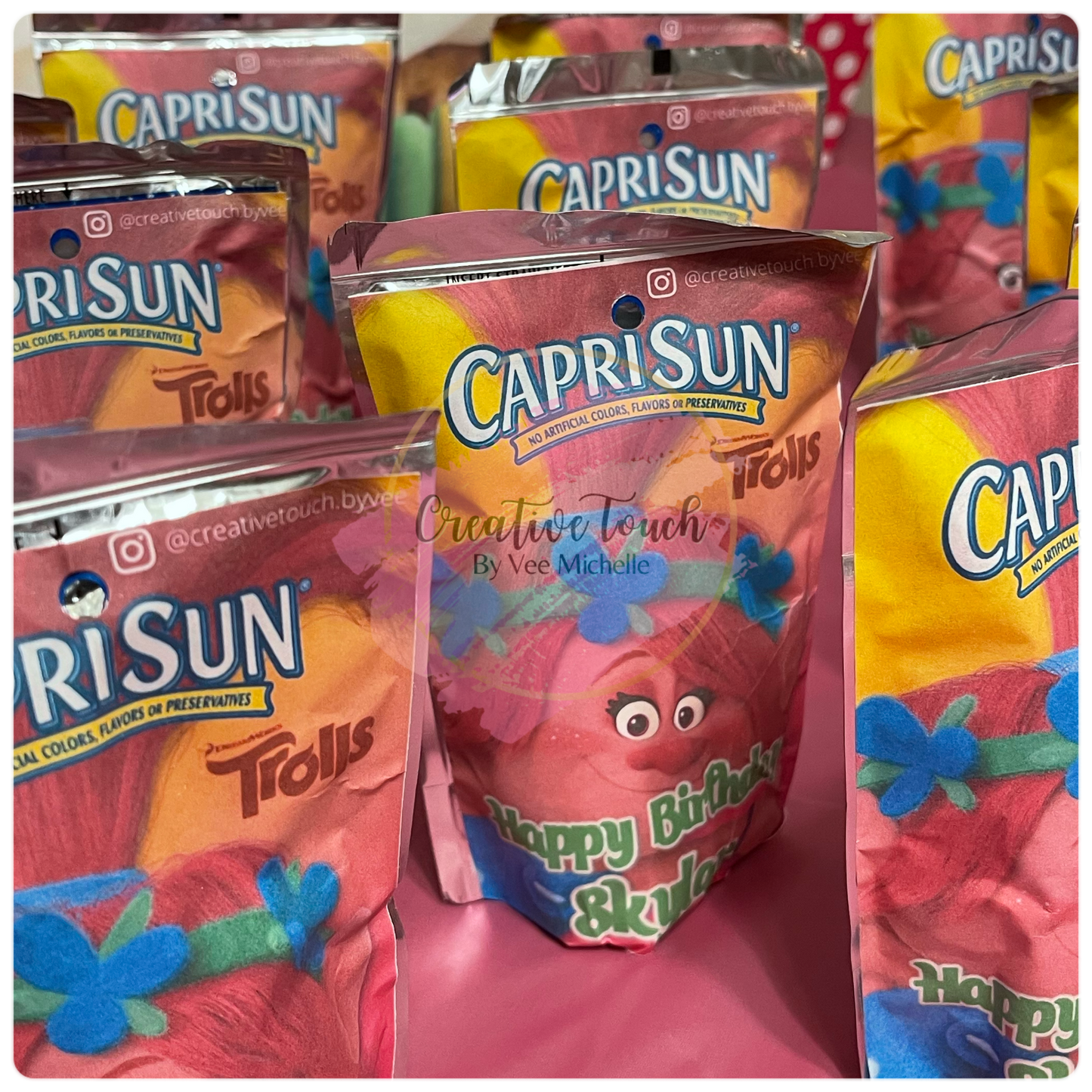 Custom Capri Sun Labels