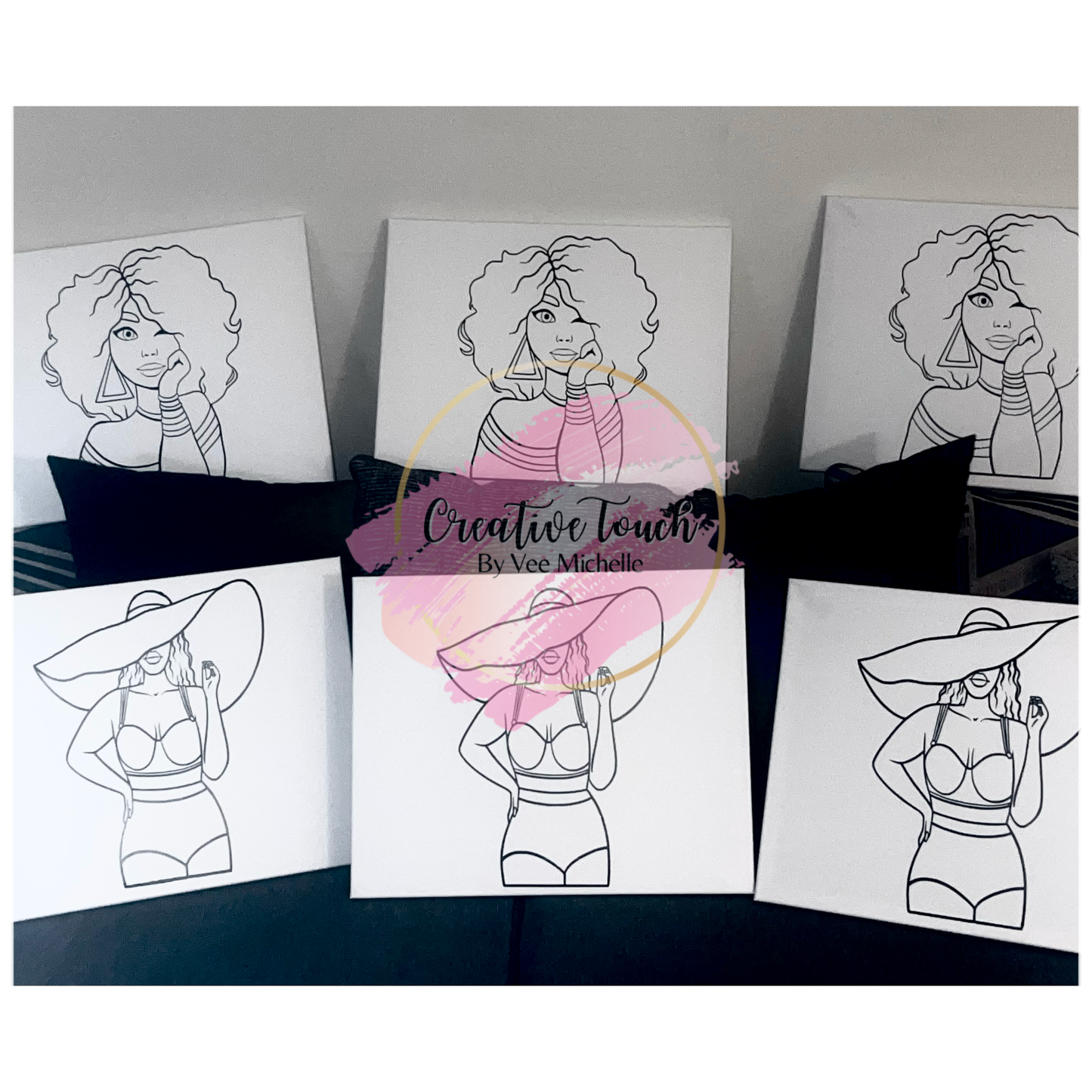 Paint Party Canvases