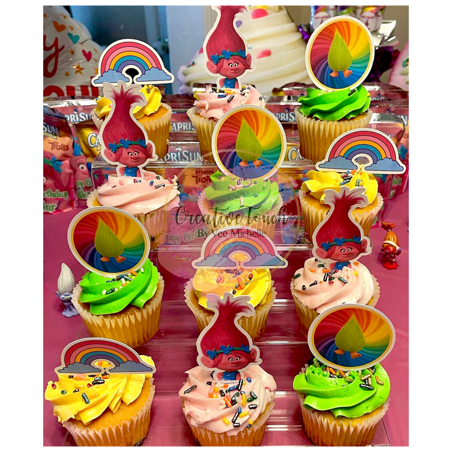 Custom Cupcake Toppers