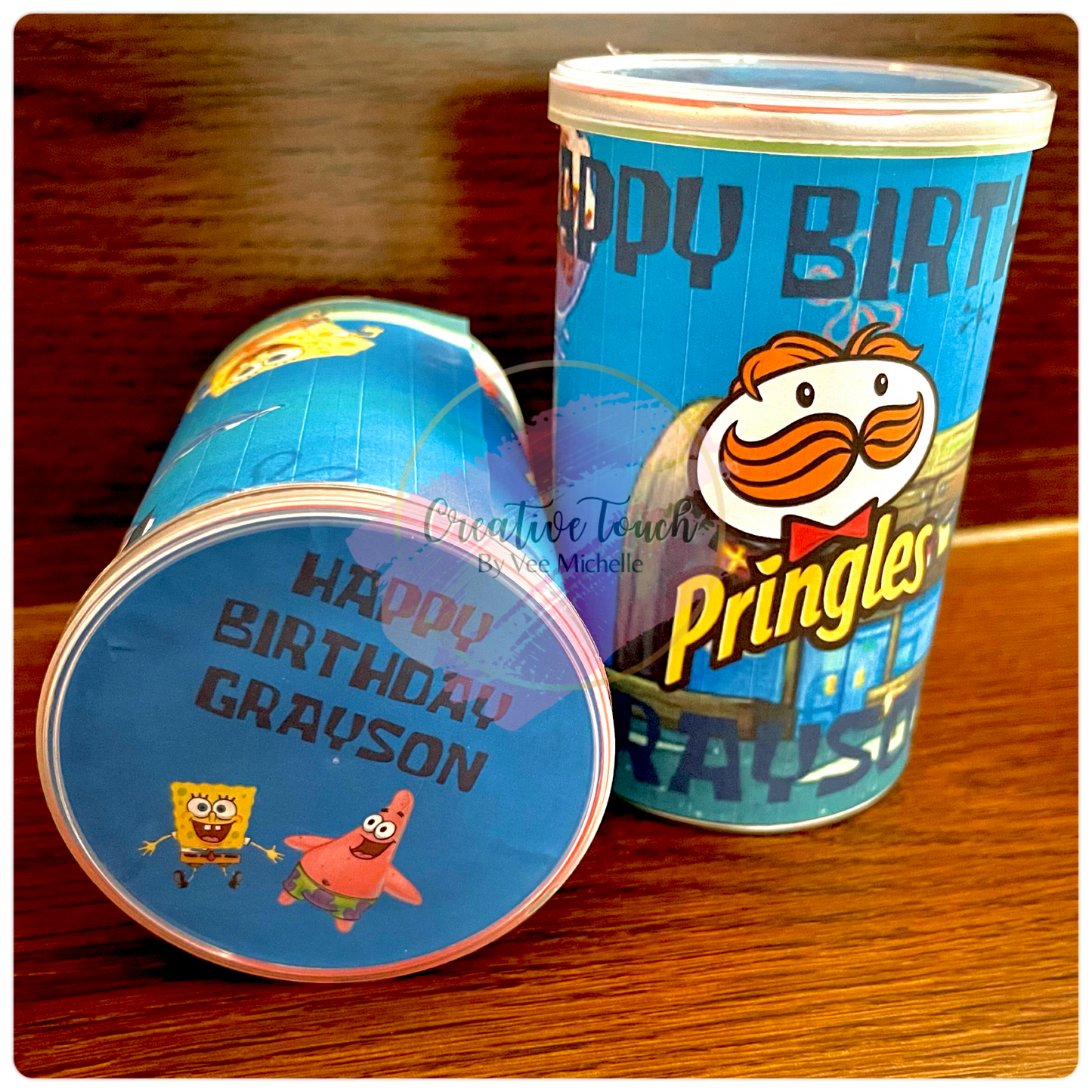 Custom Pringles Labels