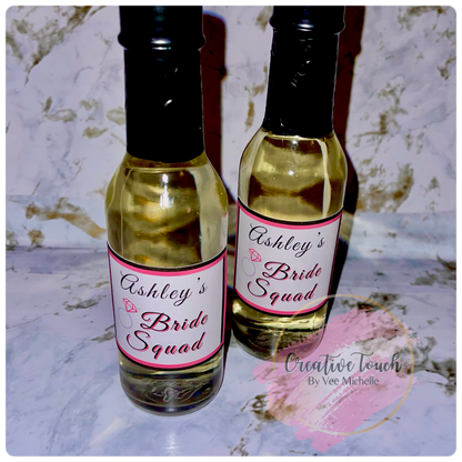 Custom Mini Wine Bottles (No Wine)